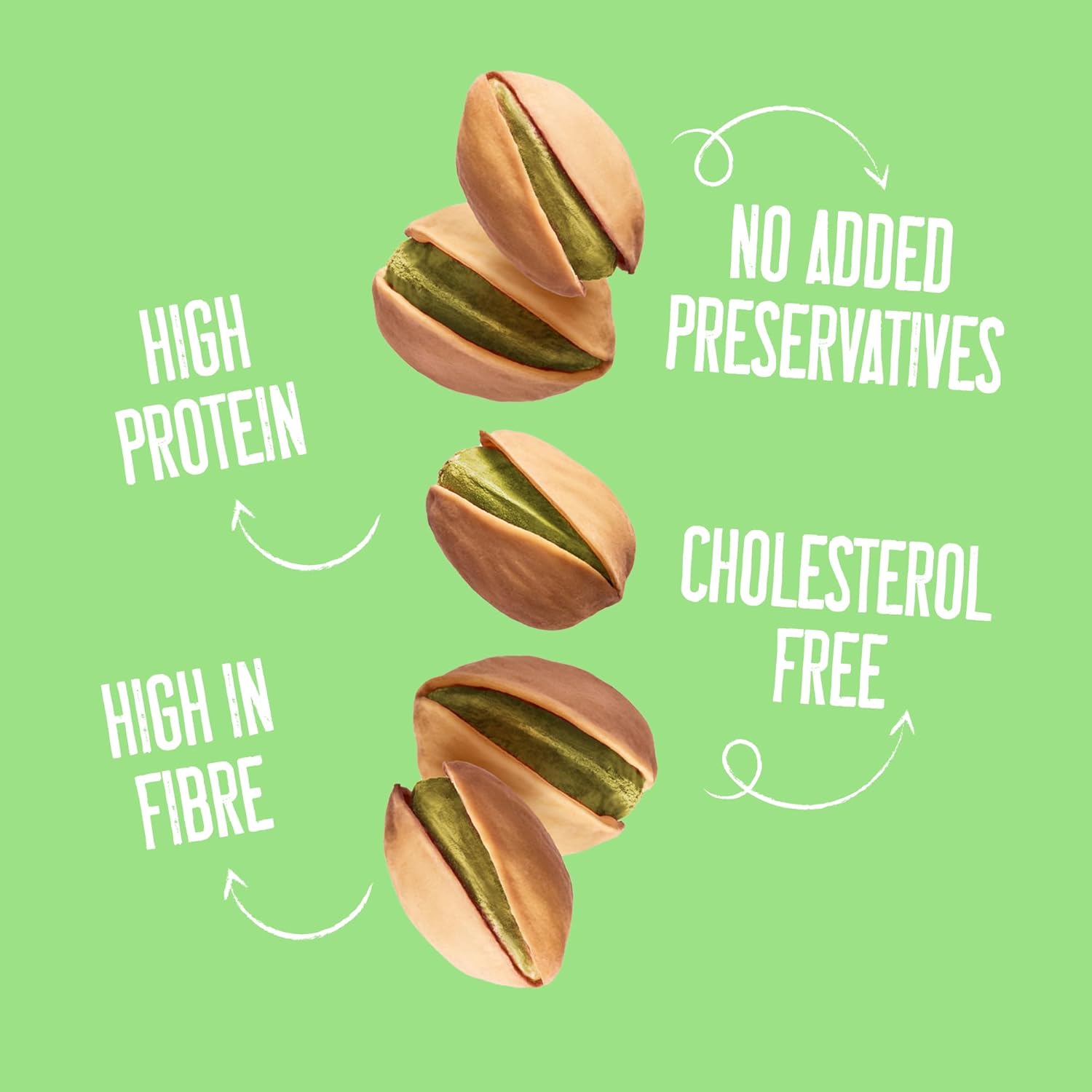 1kg Yogabar Premium Pista Crunchy Pistachios|Tasty &amp; Healthy Nuts Dry Fruits|Rich in Protein, Fibre, Gluten Free &amp; Low Calories|Healthy Snacks|Dry Fruit Gift Pack - View 2